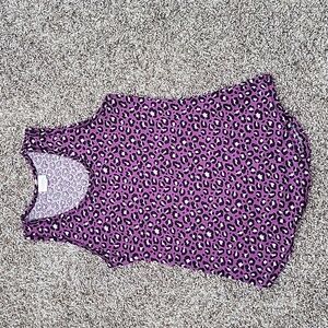 Lularoe Purple Cheetah print tank